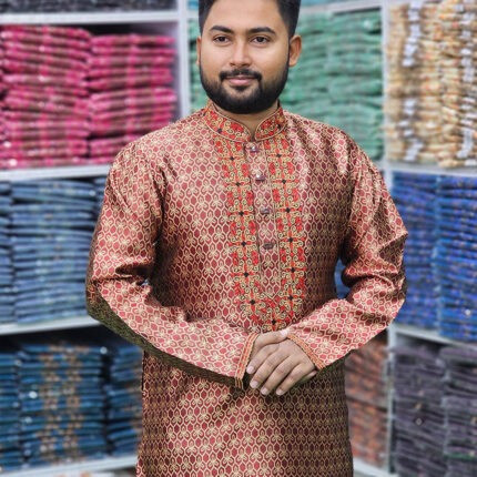 ডার্ক মেরুন কালার পাঞ্জাবী
